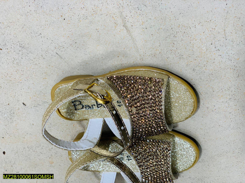 Shoes For Kids - Golden Glitter Sandals