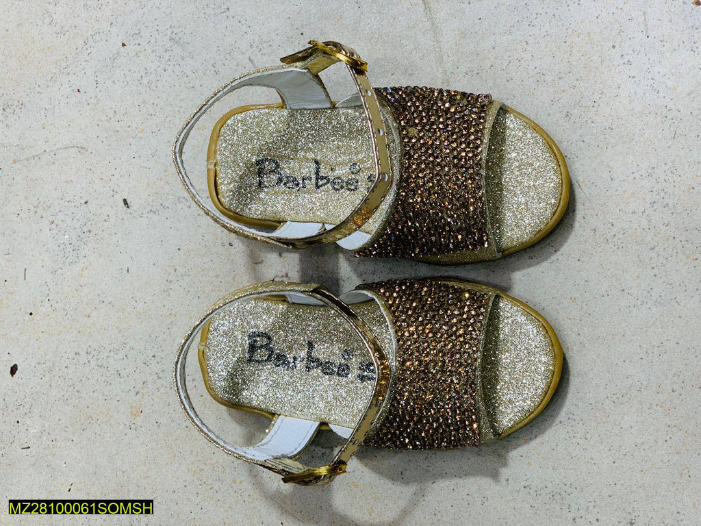 Shoes For Kids - Golden Glitter Sandals