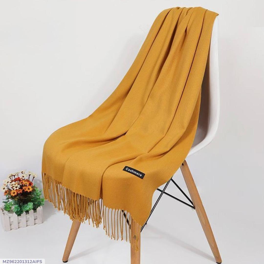 1 Pc Cashmere Plain Stoles - 100% Pure Pashmina Wool | Samina Fashion