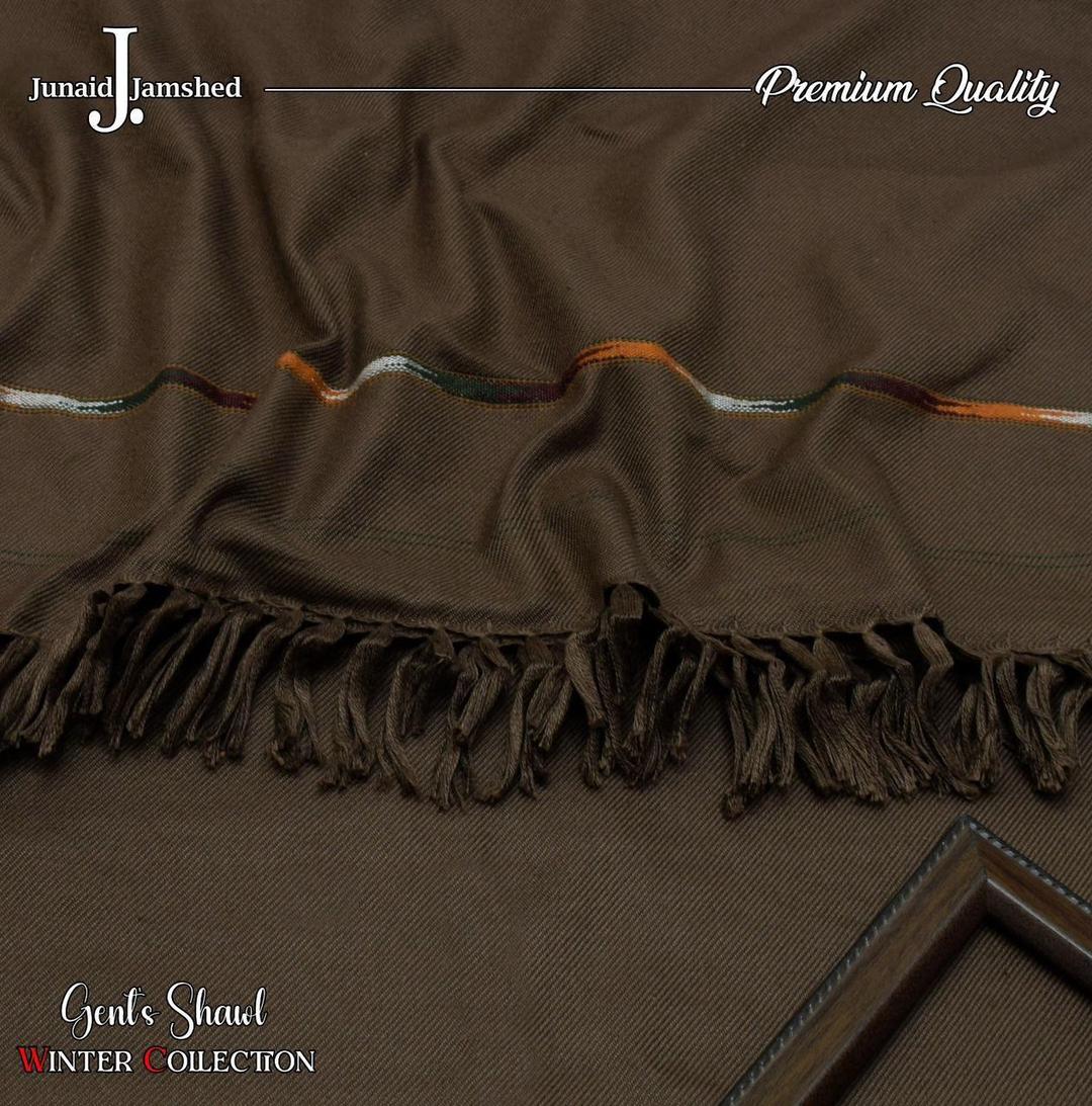 Premium Mustard Wool Chador with Border